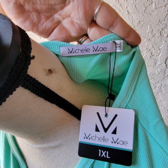 NWT Michelle Mae tank top sz 1XL - Picture 3 of 5